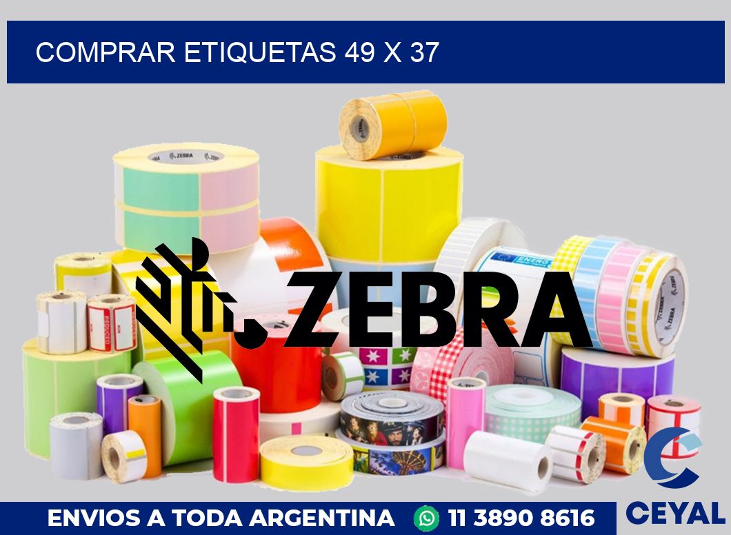 Comprar etiquetas 49 x 37