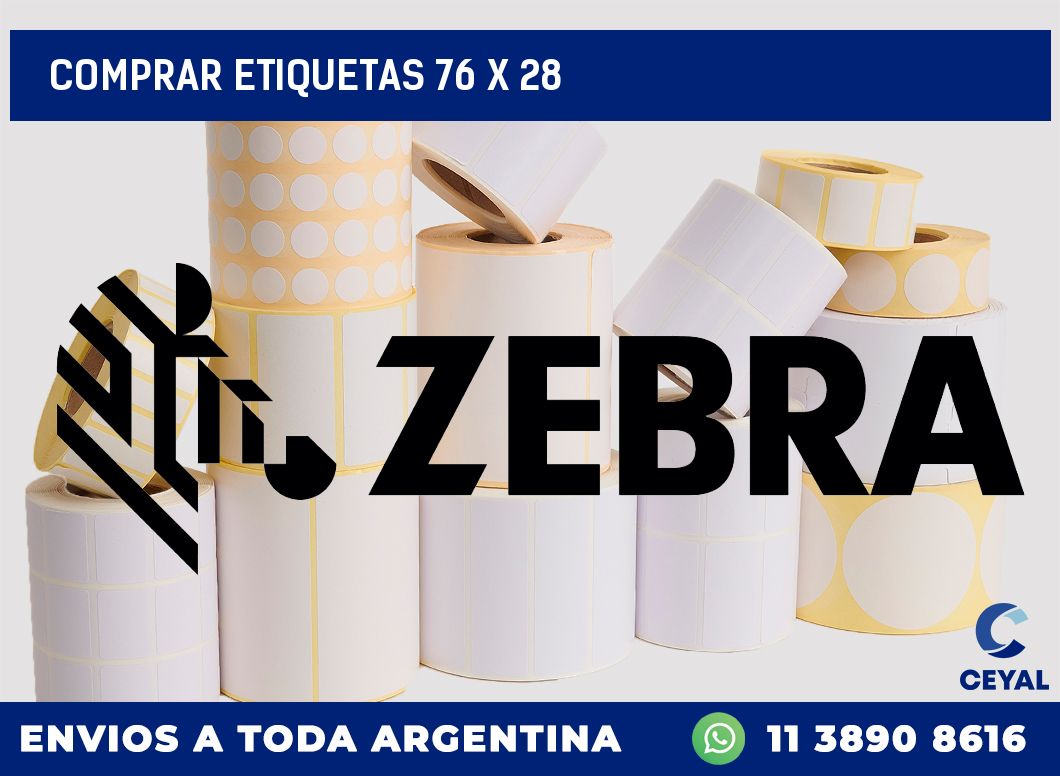 Comprar etiquetas 76 x 28