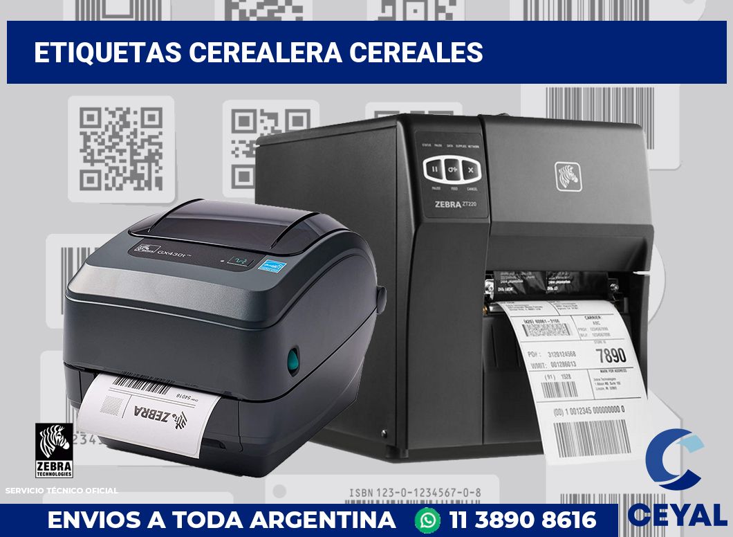 Etiquetas Cerealera Cereales