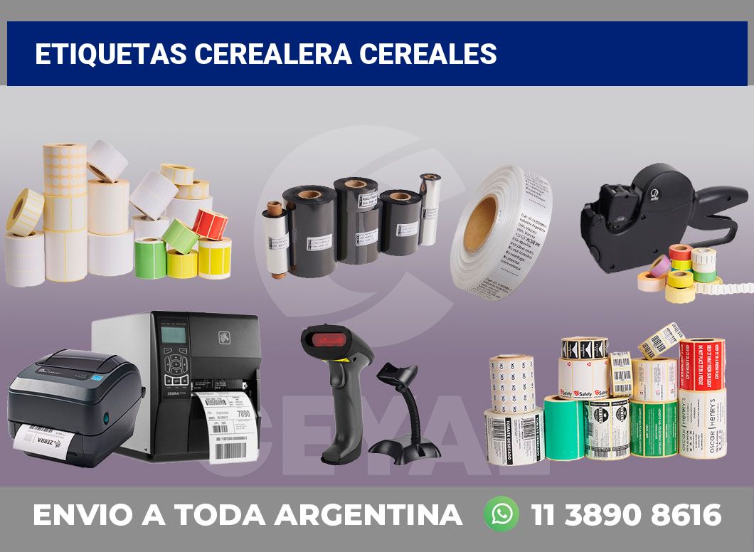 Etiquetas Cerealera Cereales