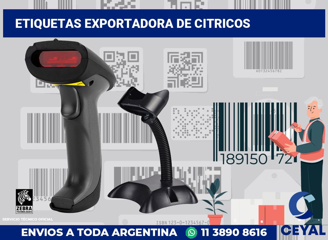 Etiquetas Exportadora de citricos