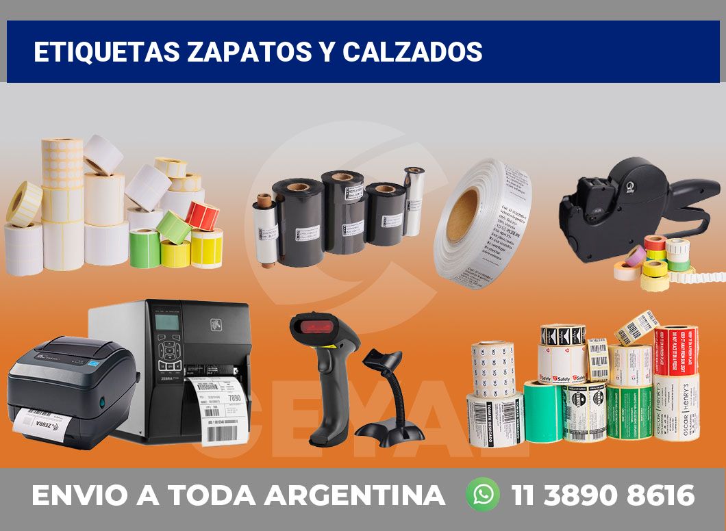 Etiquetas Zapatos y calzados