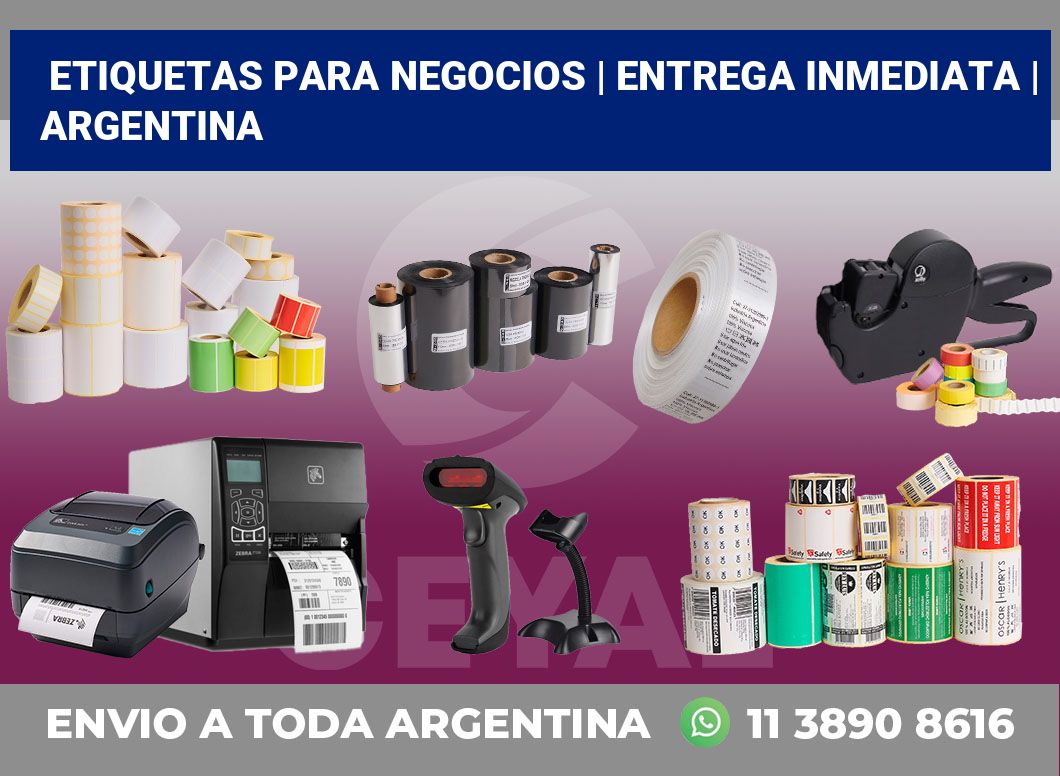 Etiquetas para negocios | Entrega inmediata | Argentina
