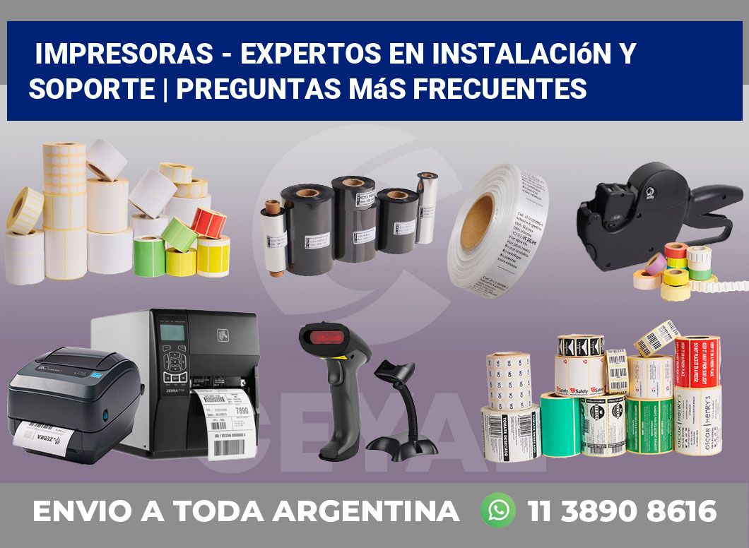 Impresoras – Expertos en instalación y soporte | Preguntas más frecuentes