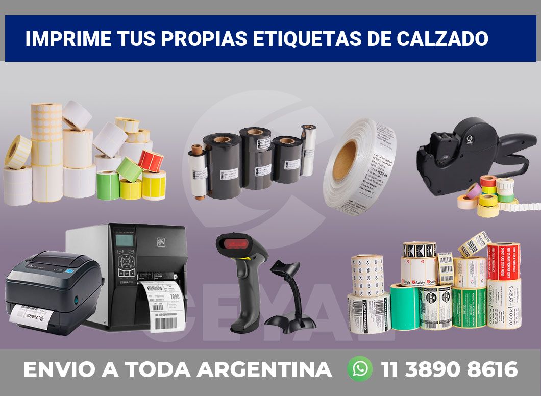 Imprime tus Propias Etiquetas de calzado