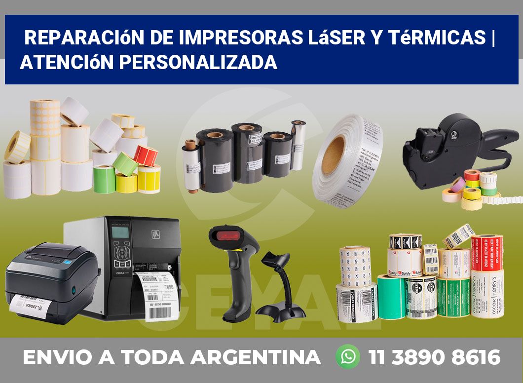 Reparación de impresoras láser y térmicas | Atención personalizada