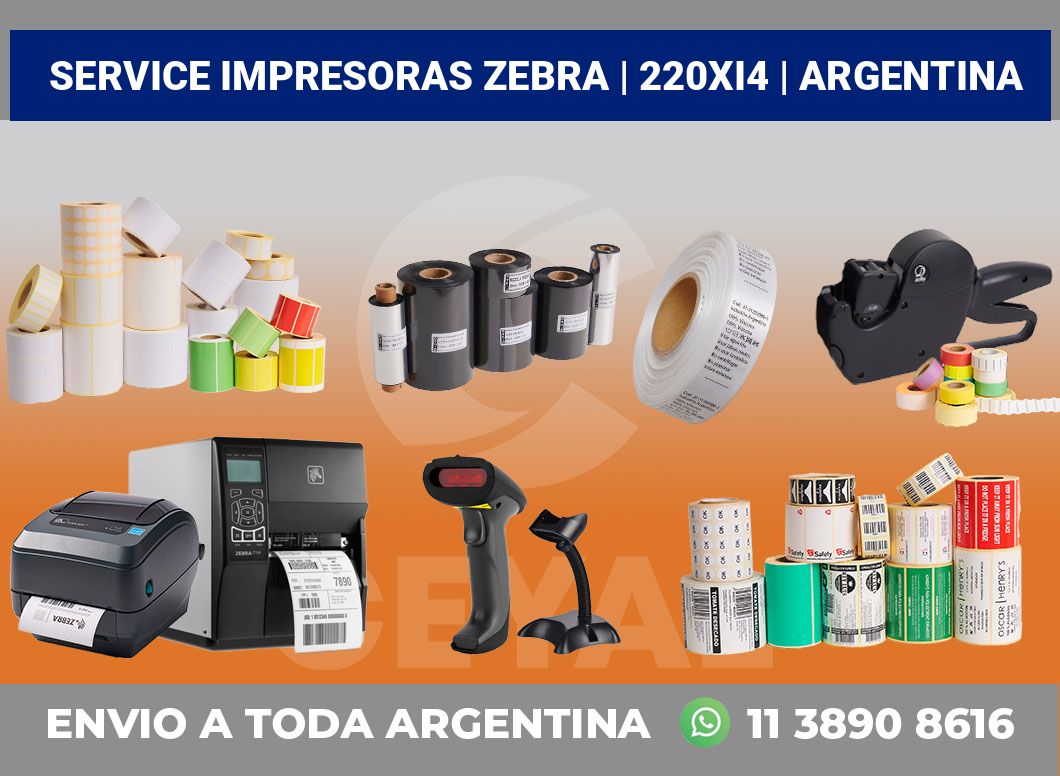 Service impresoras Zebra | 220Xi4 | Argentina