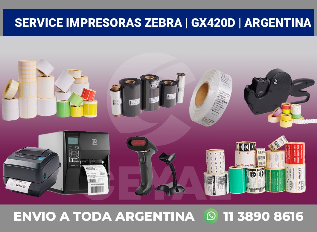 Service impresoras Zebra | GX420d | Argentina