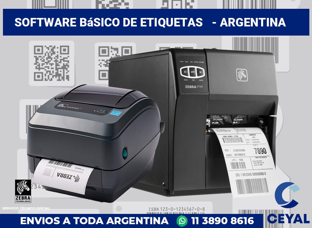 Software básico de etiquetas   - Argentina