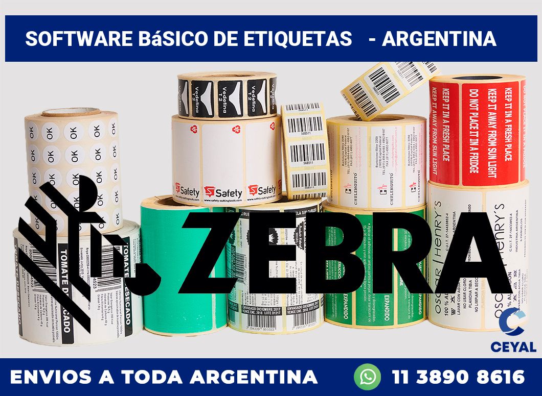 Software básico de etiquetas   – Argentina