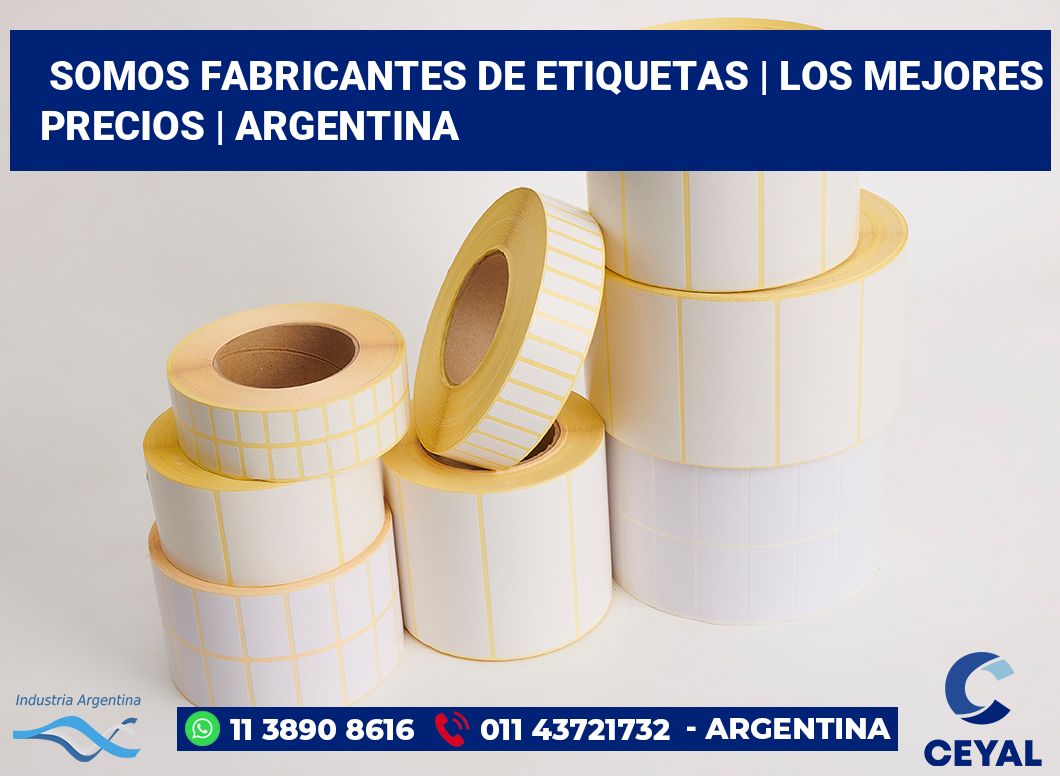 Somos fabricantes de etiquetas | Los mejores precios | Argentina