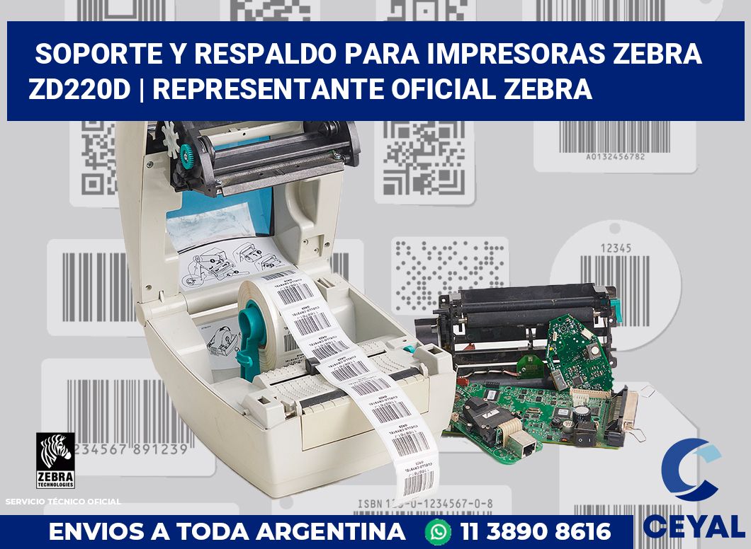 Soporte y respaldo para impresoras Zebra ZD220d | Representante oficial Zebra