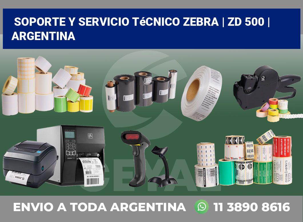 Soporte y servicio técnico Zebra | ZD 500 | Argentina