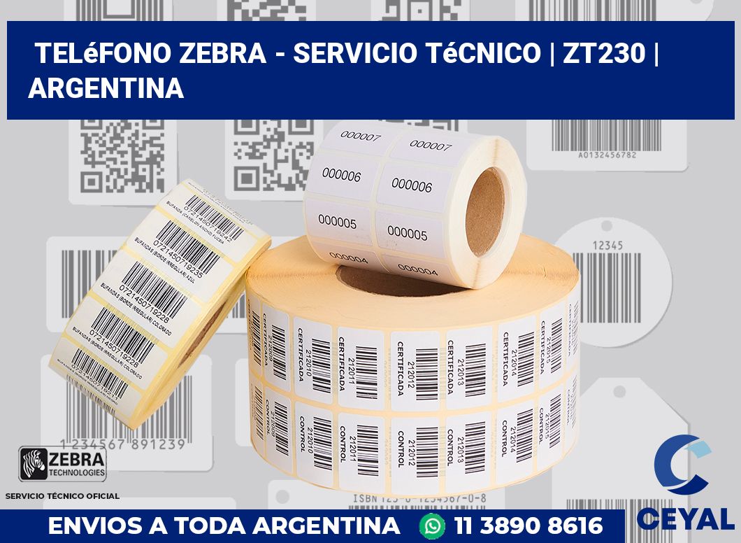 Teléfono Zebra - Servicio Técnico | zt230 | Argentina