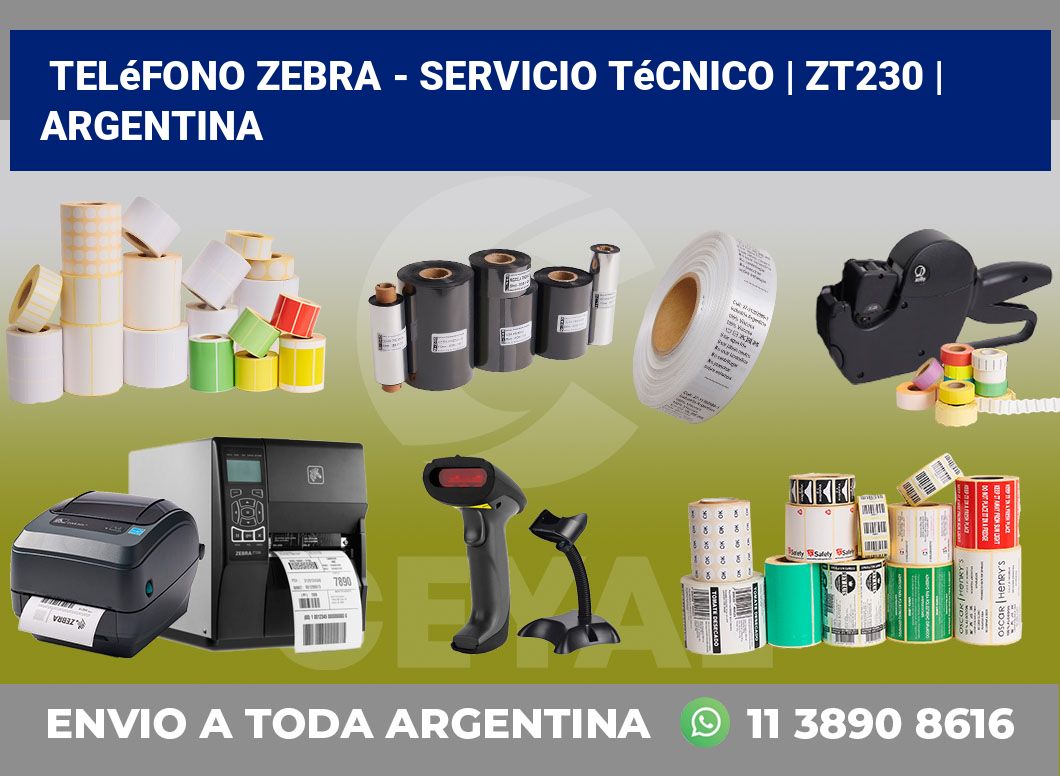 Teléfono Zebra – Servicio Técnico | zt230 | Argentina