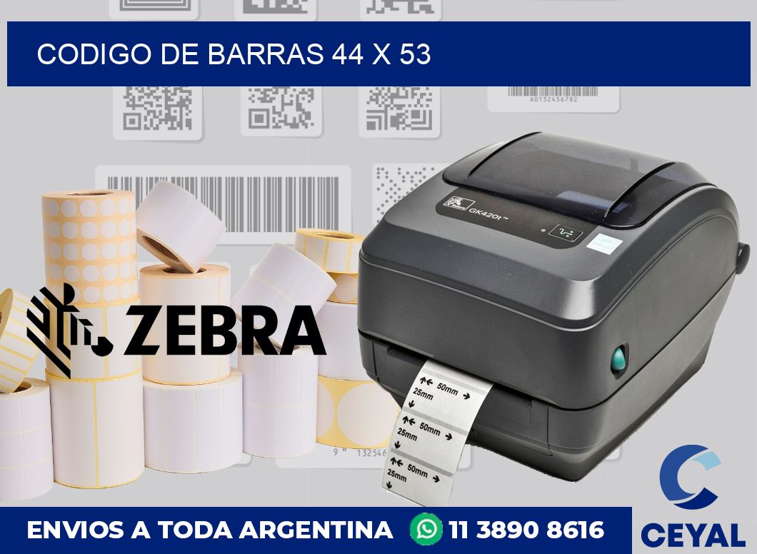 codigo de barras 44 x 53