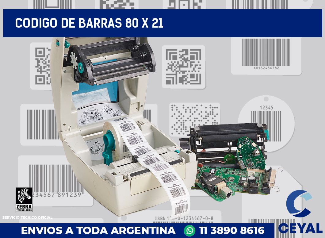 codigo de barras 80 x 21