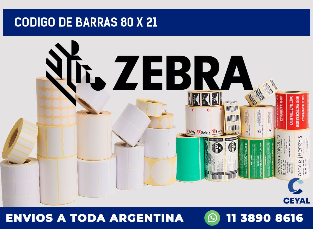 codigo de barras 80 x 21