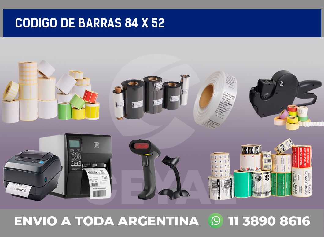codigo de barras 84 x 52