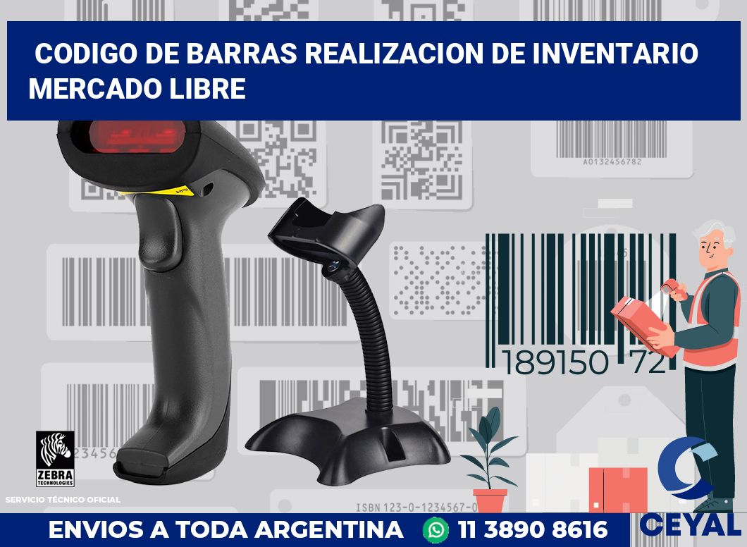codigo de barras realizacion de inventario  Mercado Libre