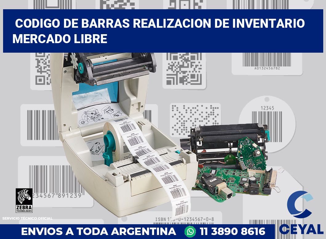 codigo de barras realizacion de inventario  Mercado Libre