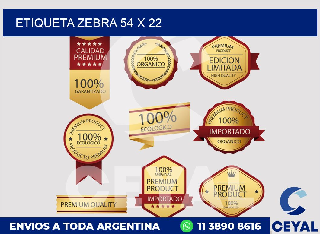 etiqueta zebra 54 x 22