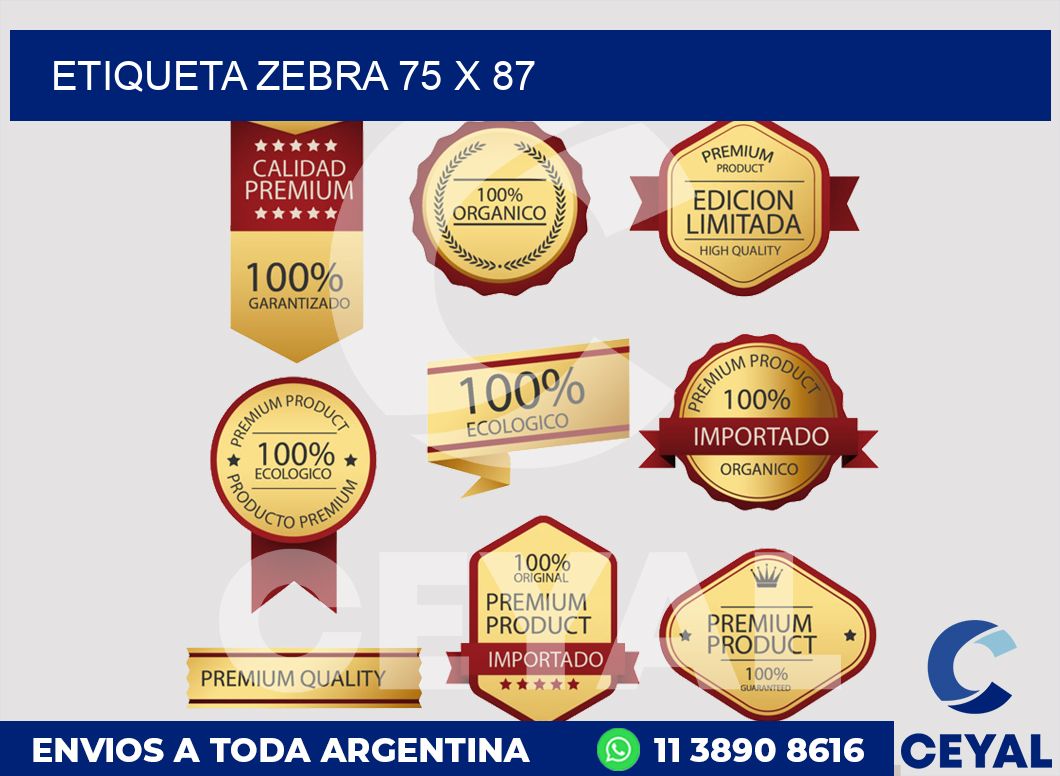 etiqueta zebra 75 x 87