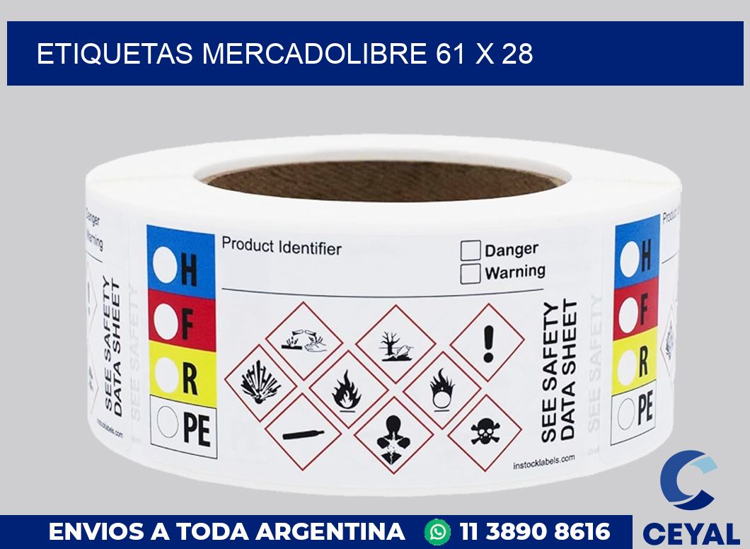 etiquetas mercadolibre 61 x 28