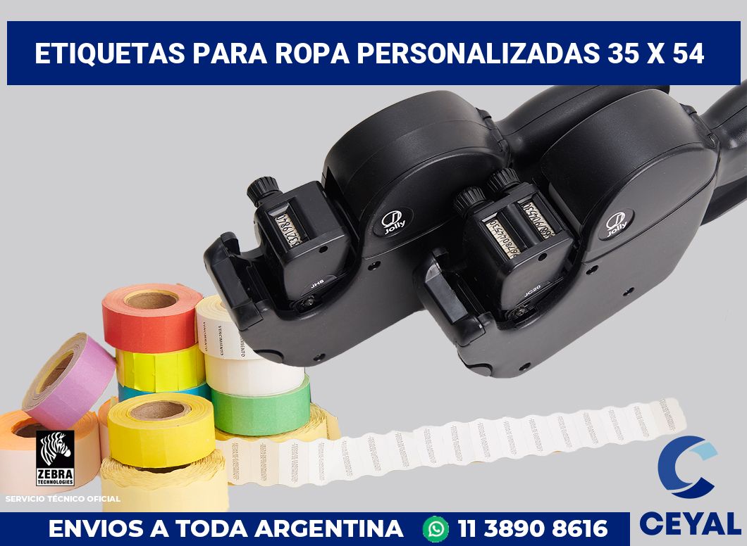 etiquetas para ropa personalizadas 35 x 54