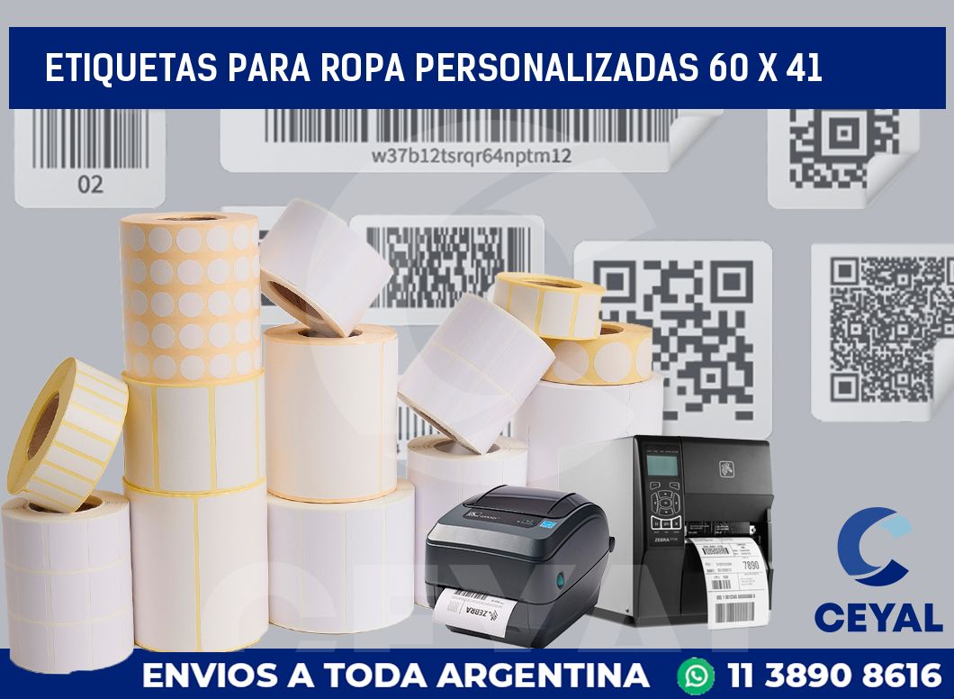 etiquetas para ropa personalizadas 60 x 41