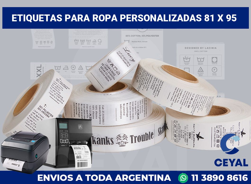 etiquetas para ropa personalizadas 81 x 95