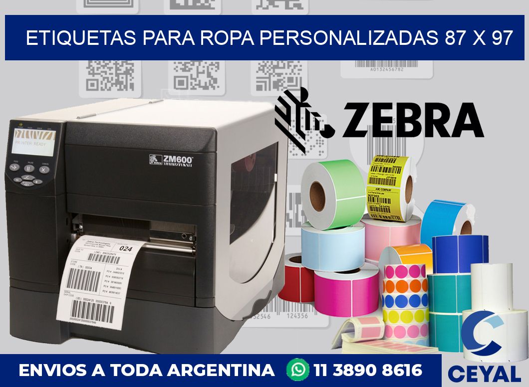 etiquetas para ropa personalizadas 87 x 97
