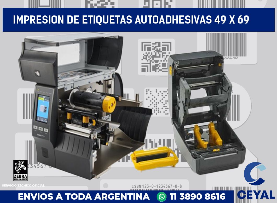 impresion de etiquetas autoadhesivas 49 x 69