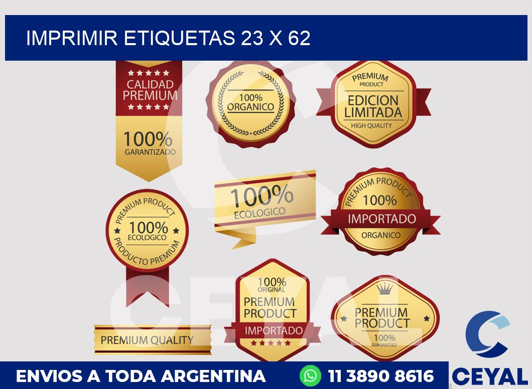 imprimir etiquetas 23 x 62