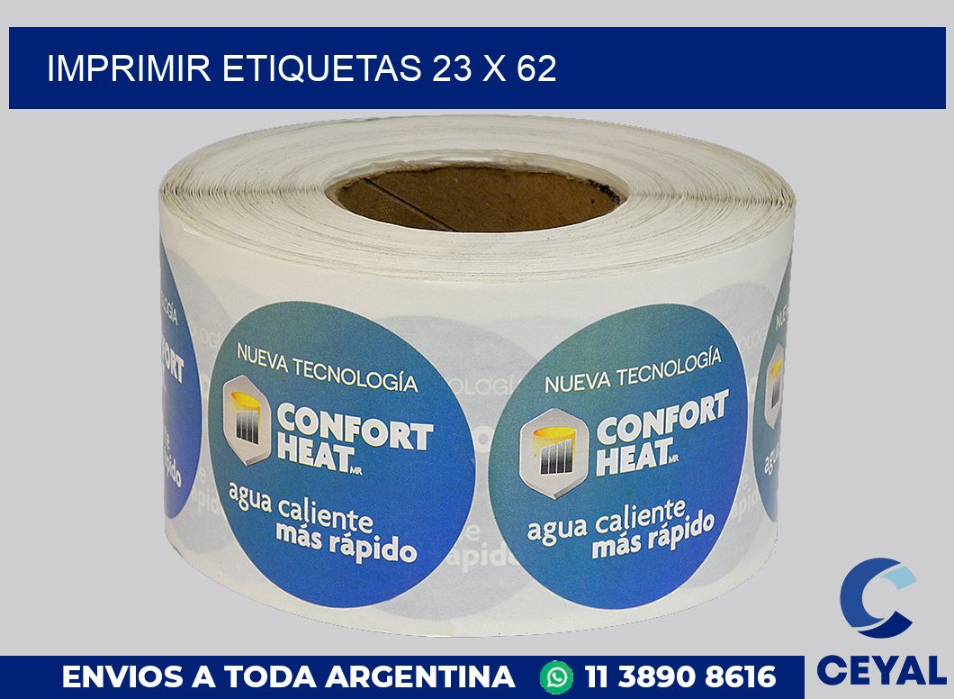 imprimir etiquetas 23 x 62