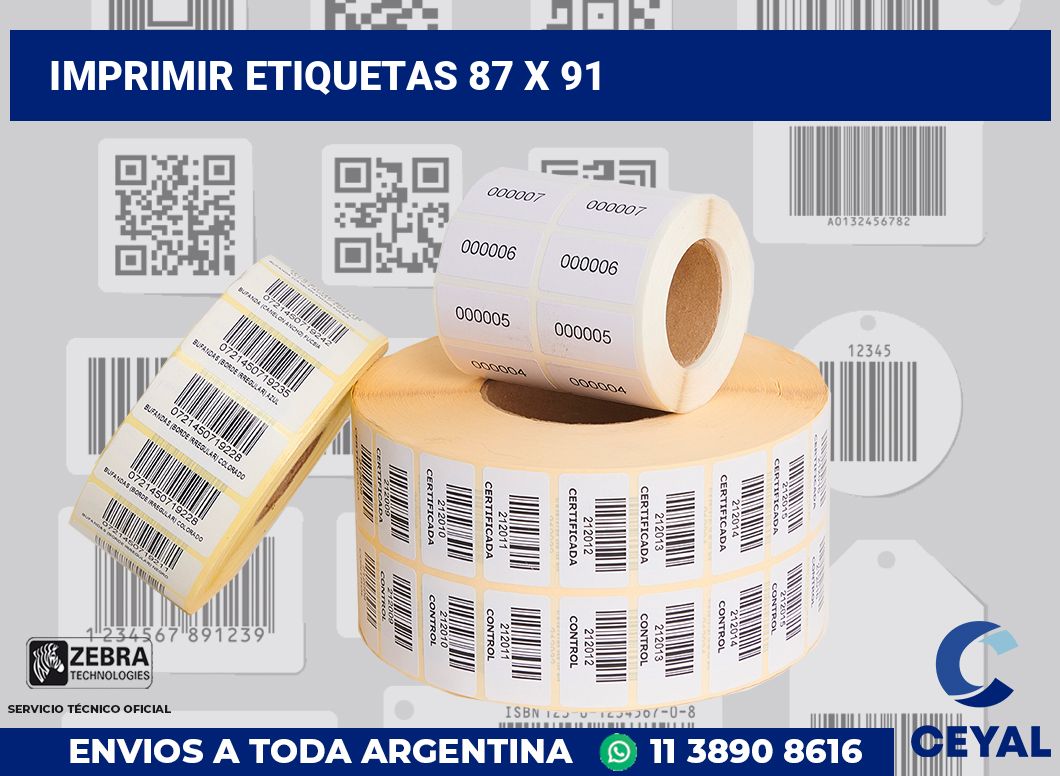 imprimir etiquetas 87 x 91