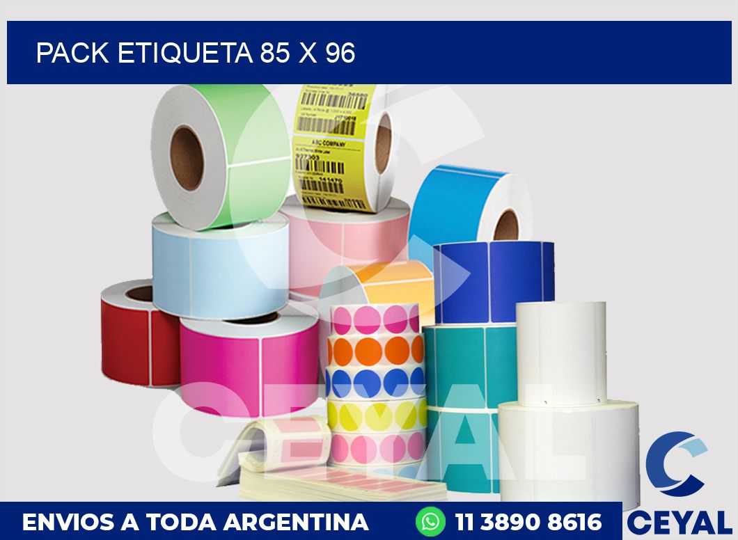 pack etiqueta 85 x 96