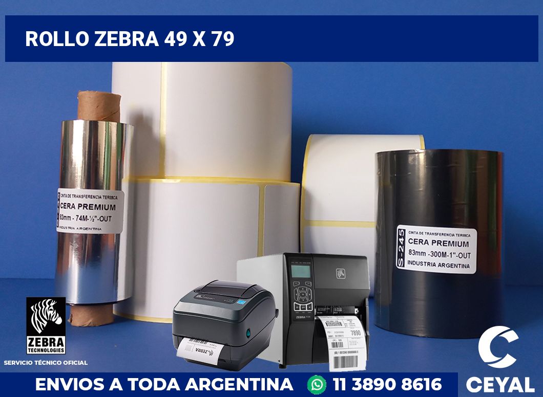 rollo zebra 49 x 79