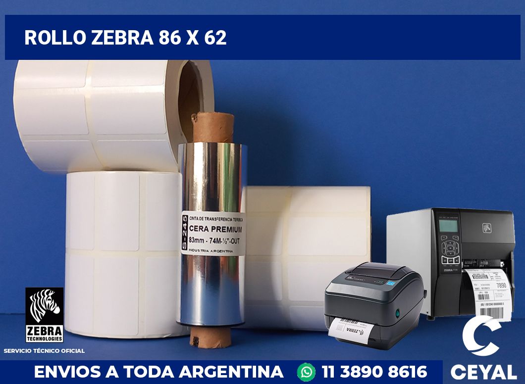 rollo zebra 86 x 62