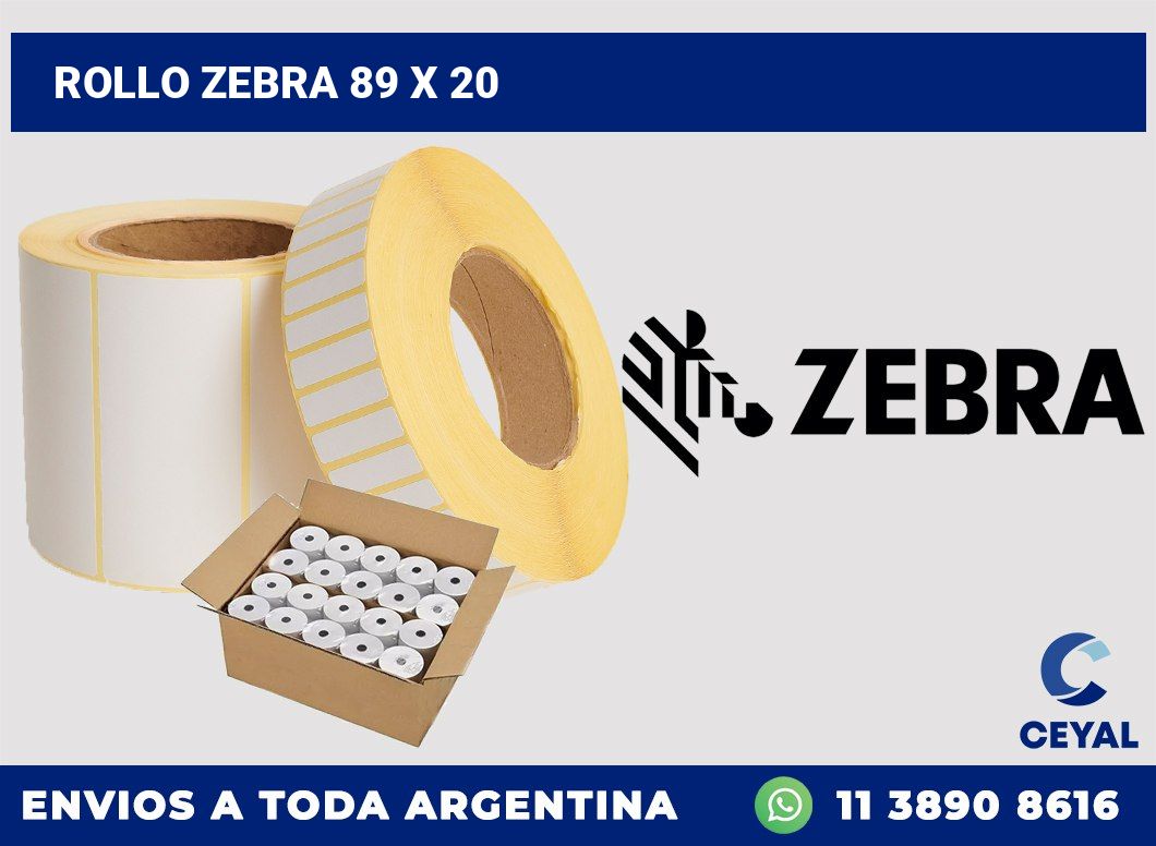 rollo zebra 89 x 20