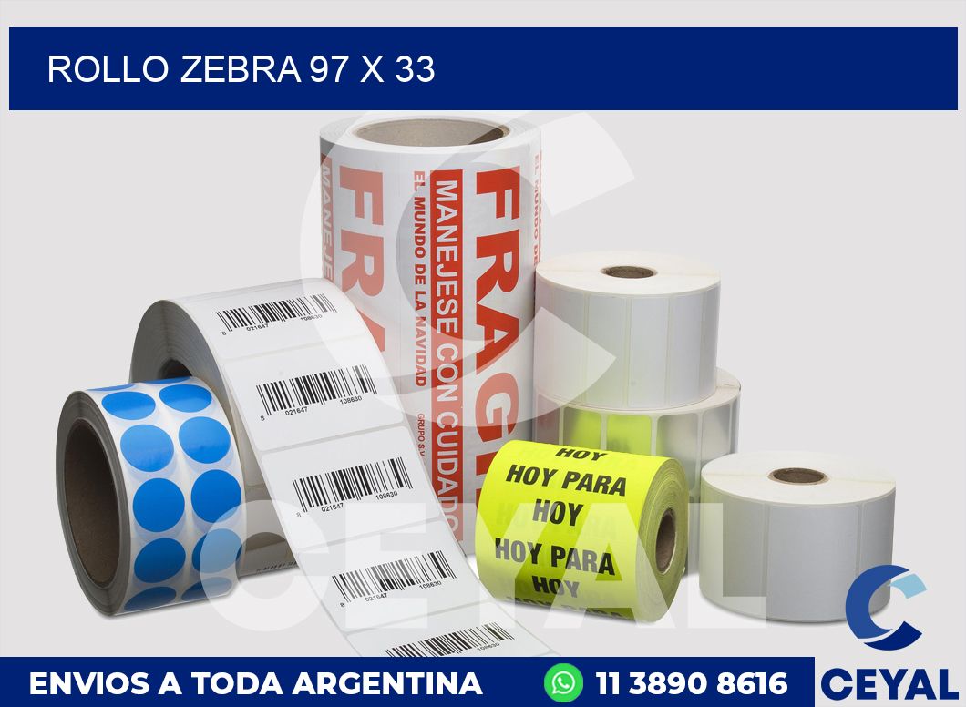 rollo zebra 97 x 33