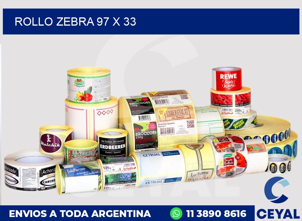 rollo zebra 97 x 33
