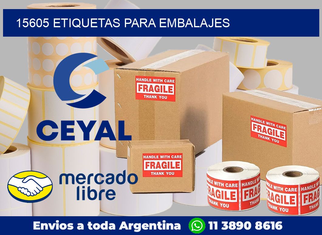 15605 Etiquetas para embalajes