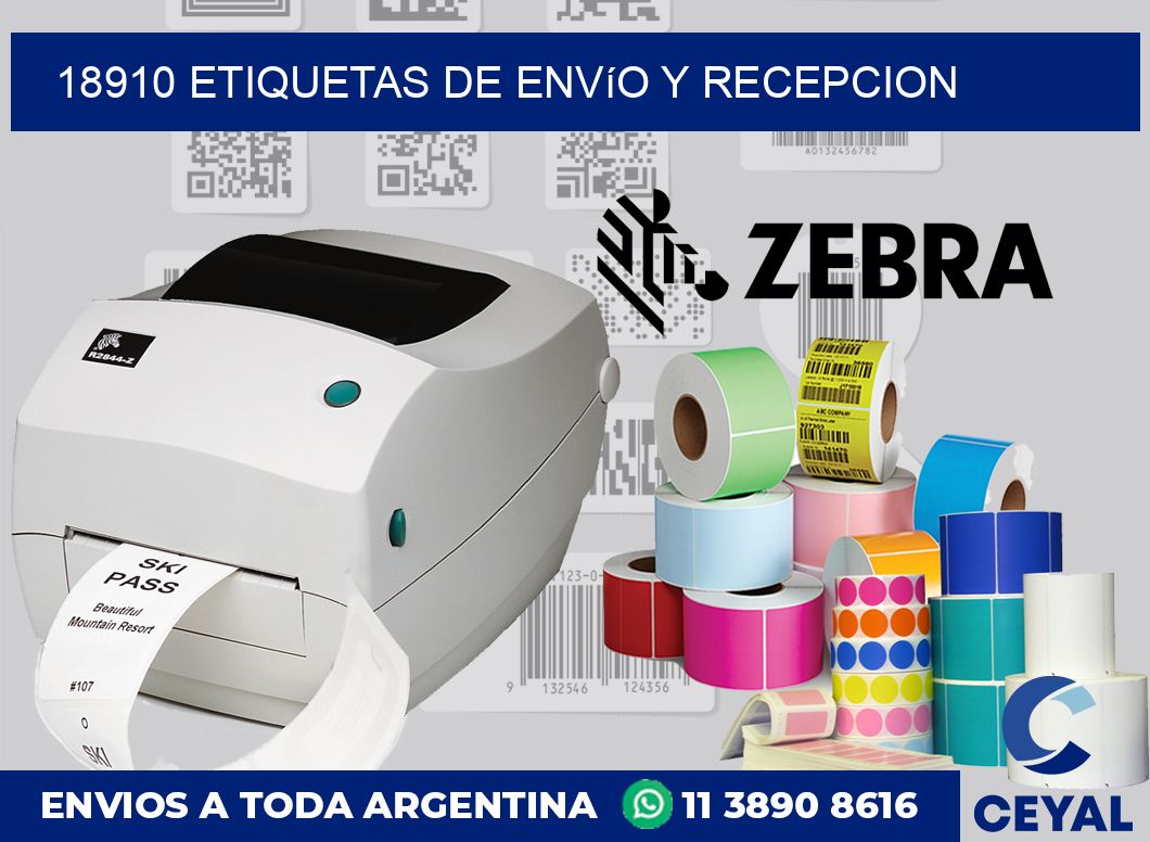 18910 Etiquetas de envío y recepcion