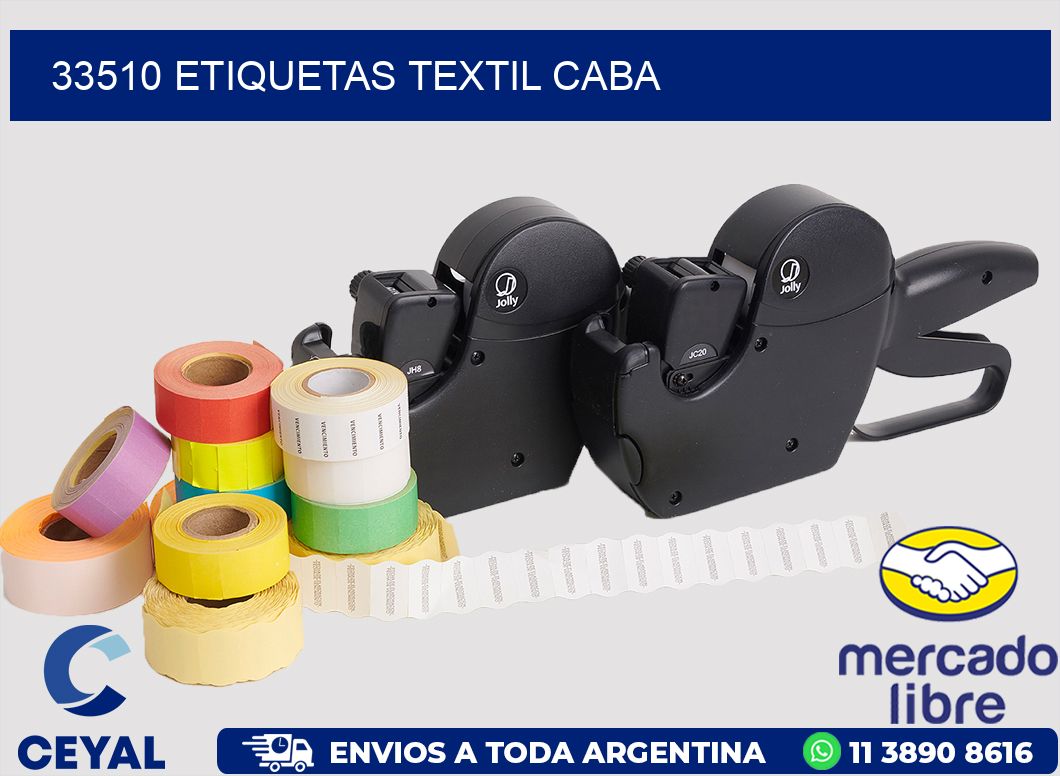 33510 etiquetas textil caba
