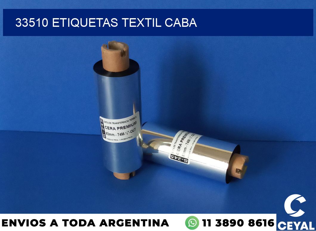 33510 etiquetas textil caba