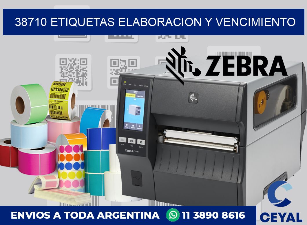 38710 Etiquetas elaboracion y vencimiento