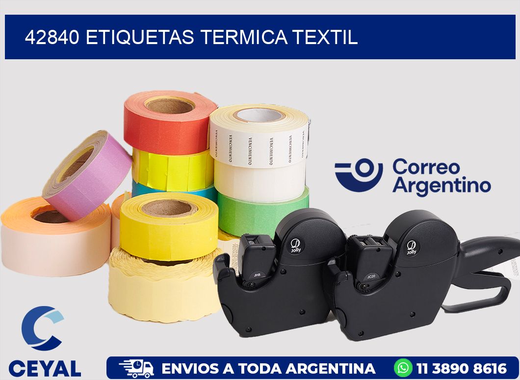 42840 etiquetas termica textil