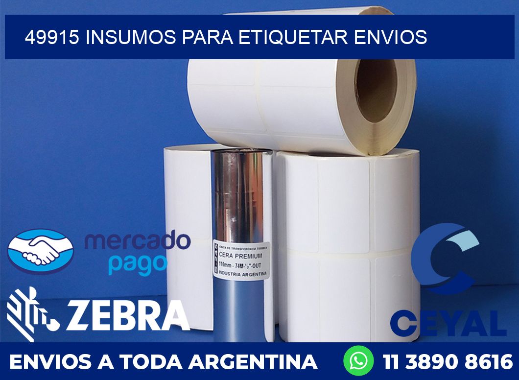 49915 insumos para etiquetar envios