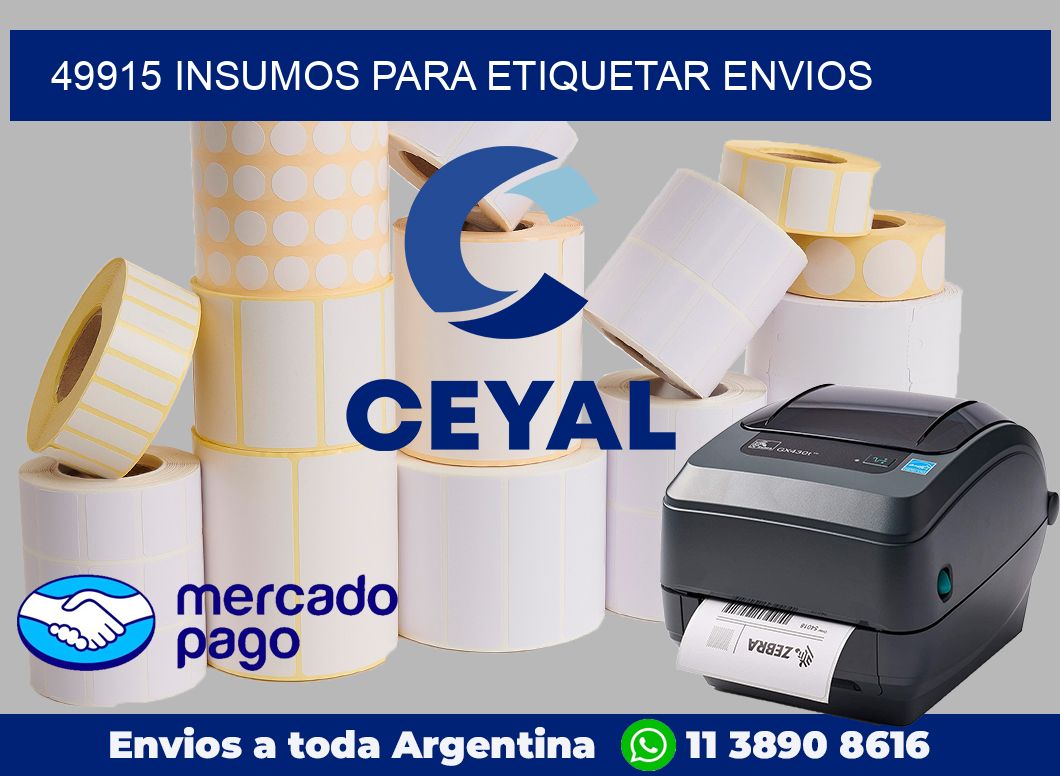 49915 insumos para etiquetar envios
